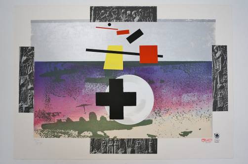 IRWIN group print, `Air Raid`, 1995, Slovenian